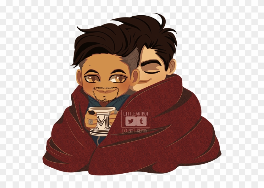 Malec Malecforever Magnus Bane Alec Lightwood Shadowhunters - Cartoon Clipart