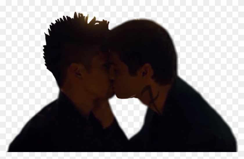 #shadowhaunters #cazadoresdesombras #maleckiss #malec - Love Clipart