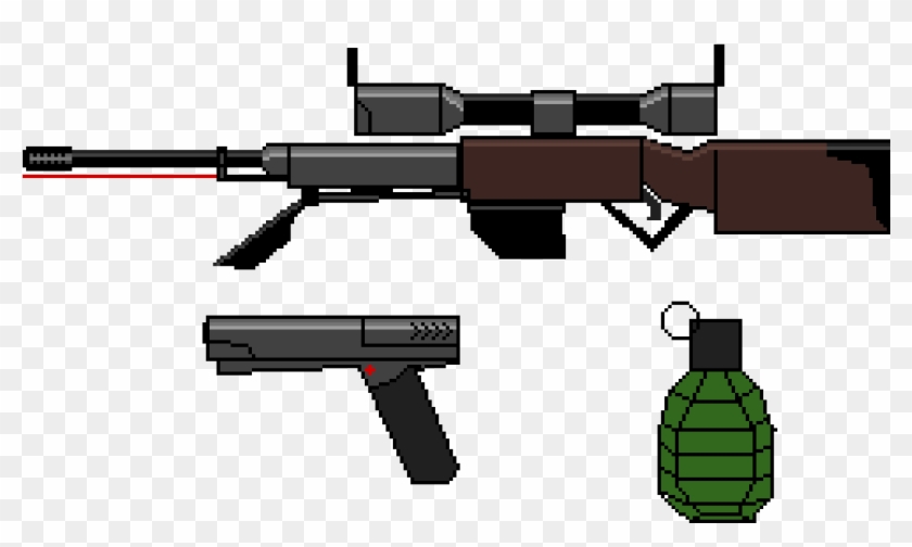 Minecraft Guns Command - Ranged Weapon Clipart #3994384