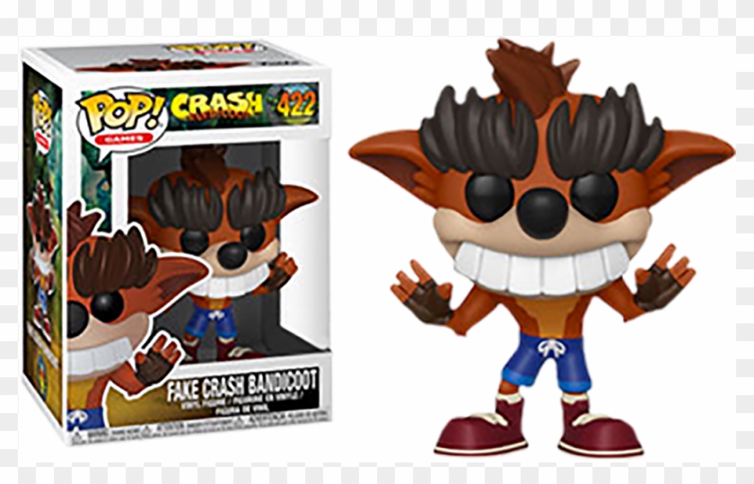 Fake Crash Bandicoot - Fake Crash Bandicoot Funko Pop Clipart #3994623