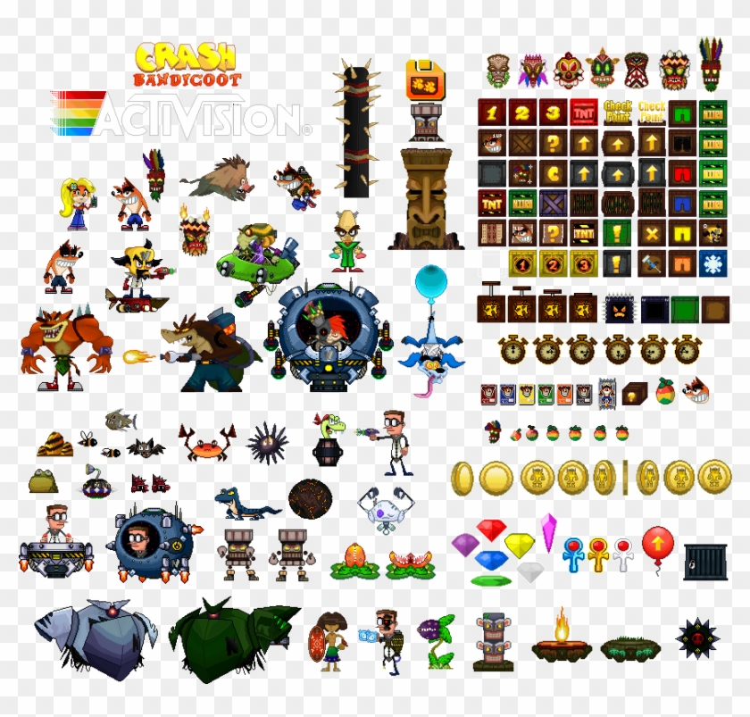 8 Replies 34 Retweets 135 Likes - Crash Bandicoot Sprites Clipart #3994712