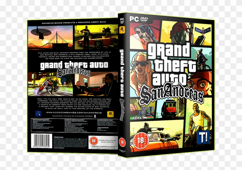 Gta San Andreas Crazy Trainer Download - Gta San Andrea Pc Clipart #3994915