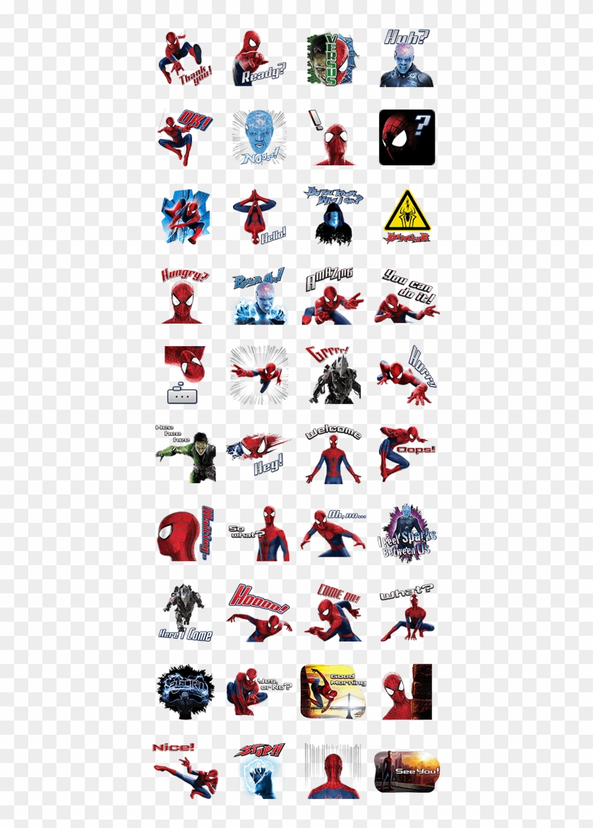 The Amazing Spider-man 2 - Dc Comics Telegram Stickers Clipart #3994981