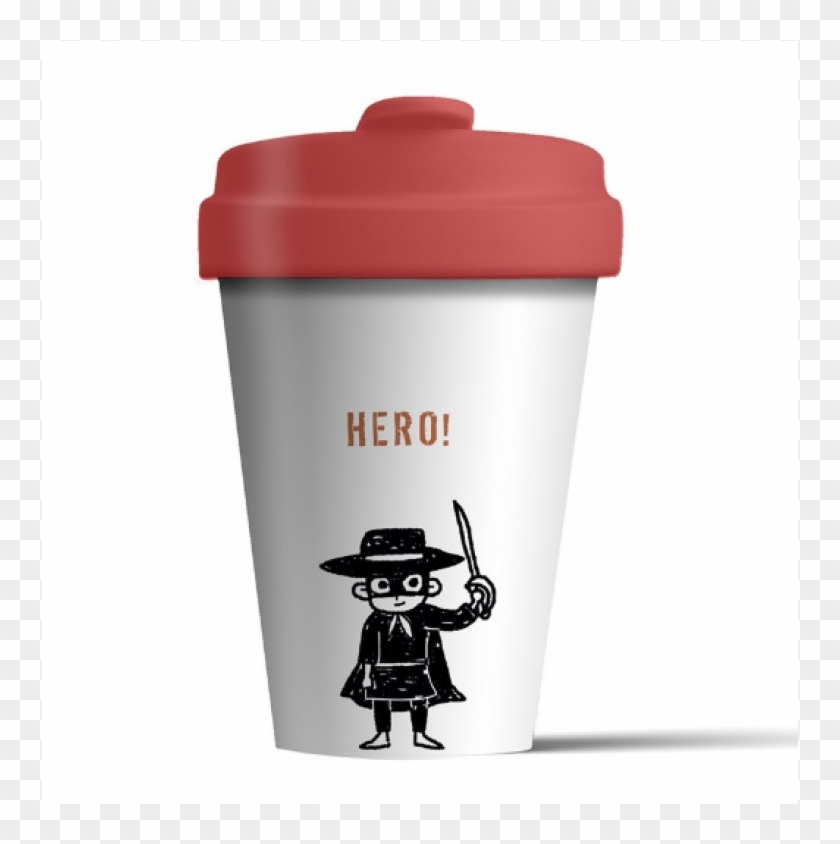 Little Hero - Bamboo Mug - Coffee Cup Clipart