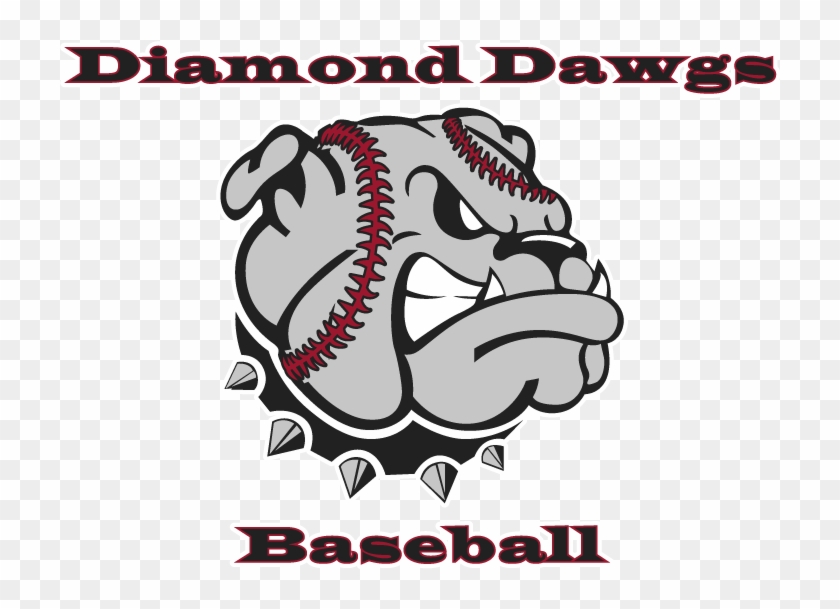 Diamond Dogs Baseball Logo Clipart