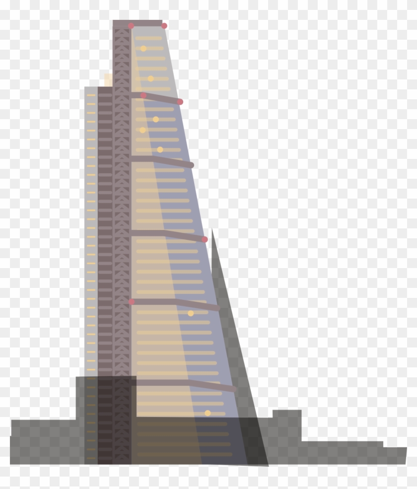 100 Bishopsgate Is A Simple And Functional Office Building, - Cheese Grater London Illustration Clipart