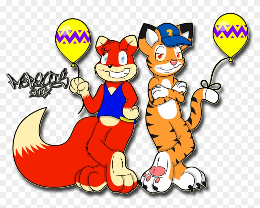 Timber & Conker - Cartoon Clipart #3995800