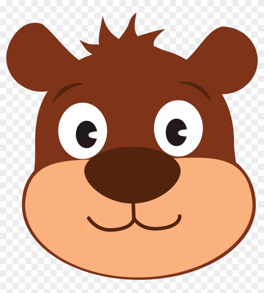 Bear Face At Getdrawings Com Free For Ⓒ - Cartoon Bear Face Clipart - Png Download #3995975