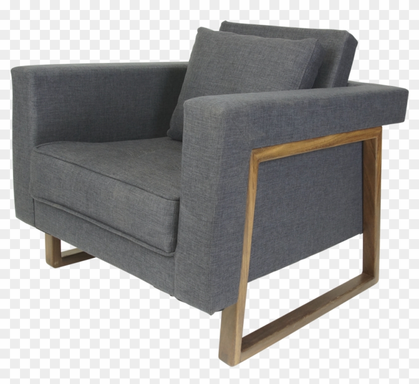 Descripción Sillón De Estructura De Pino Estufado - Club Chair Clipart