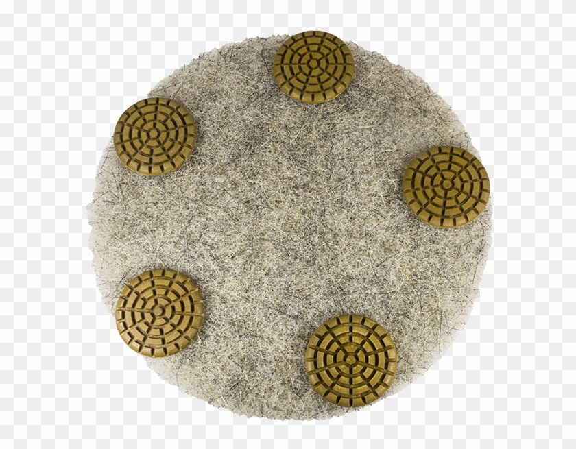Hammer Resin And Fibre Pad Combination For Concrete - Circle Clipart