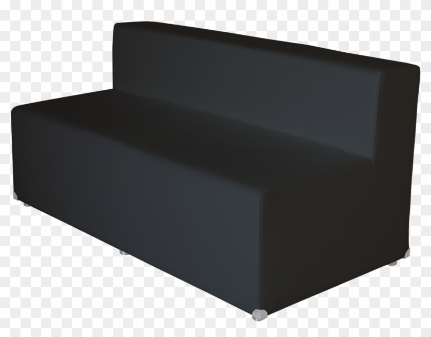 Lounge 140 2/3 Seats Black - Sofa Bed Clipart