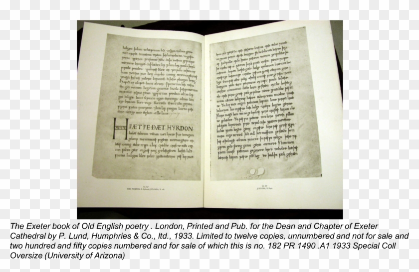 Early Facsimiles That Present The Folios Disembodied - Old English Book Clipart #3996314