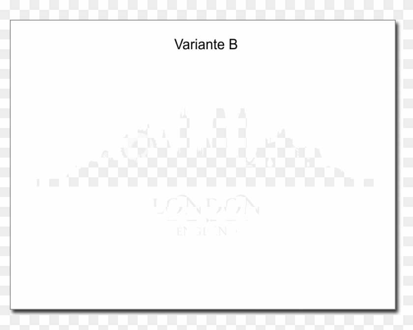 Dekorative Fensterfolie Skyline Von London - Skyline Clipart #3996557