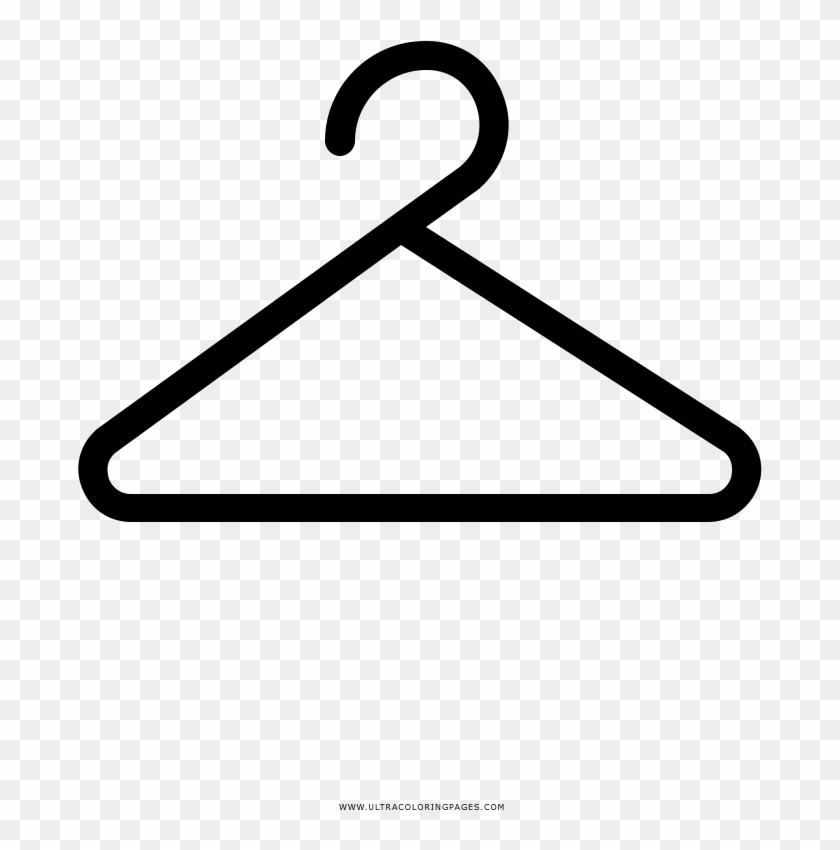 Clothespin Coloring Page - Triangle Clipart