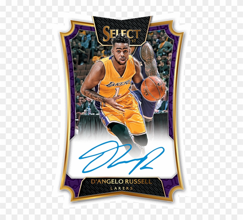 D'angelo Russell Die-cut Signature - Poster Clipart #3996927