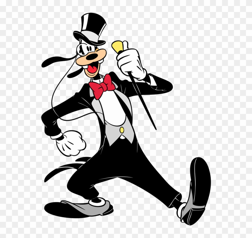 Disney Goofy Silhouette Clip Art - Goofy In A Suit - Png Download #3997165