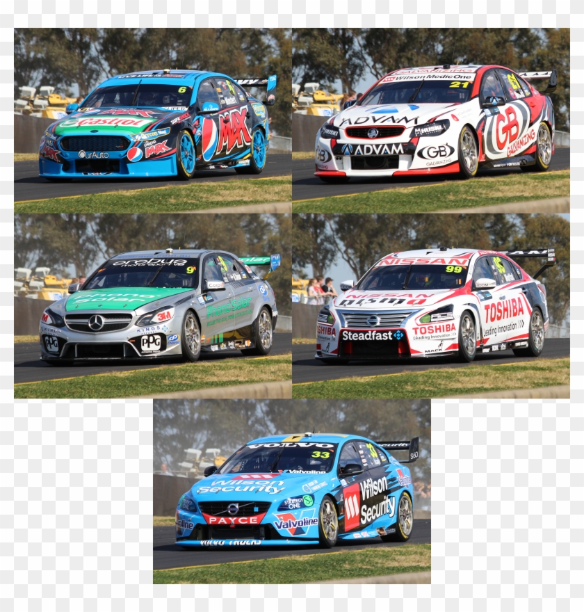 V8 Supercar Cotf Manufacturers Combined 2015 - World Rally Car Clipart #3997202