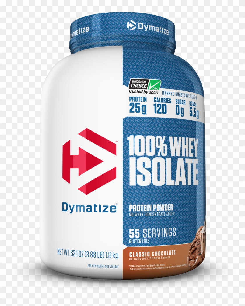 Dymatize 100% Whey Isolate Protein Powder, Classic - Iso 100 Stevia Clipart #3997304