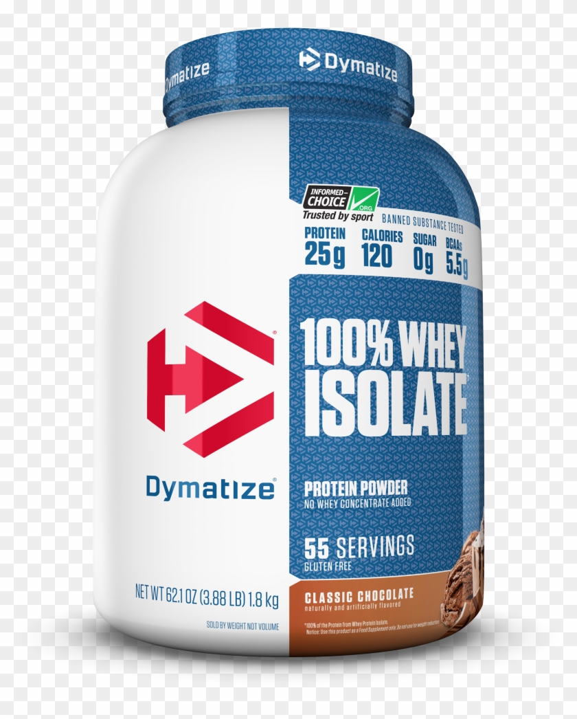 Dymatize 100% Whey Isolate Protein Powder, Classic - Iso 100 Stevia Clipart