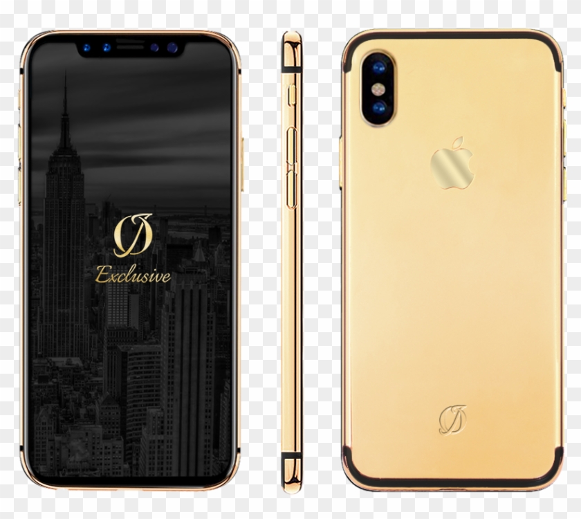 Iphone Xs Gold Color - 24k Gold Iphone 8 Gold Clipart