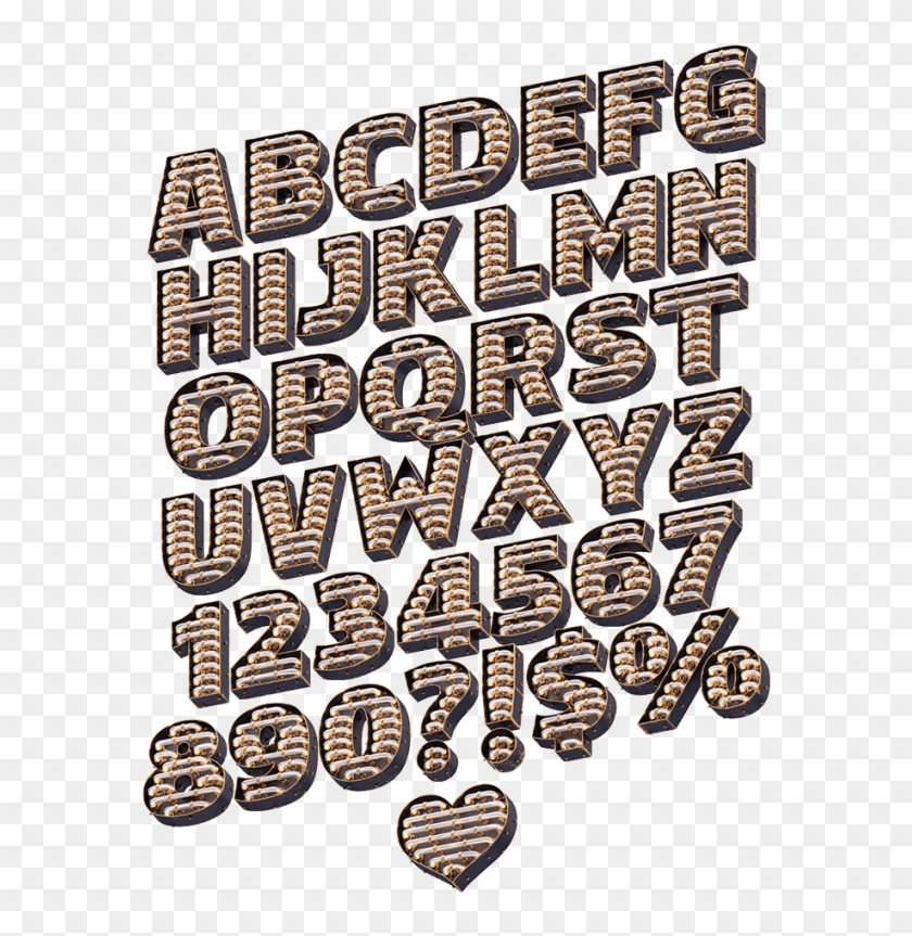 Steampunk Renaissance Font - Illustration Clipart #3997896