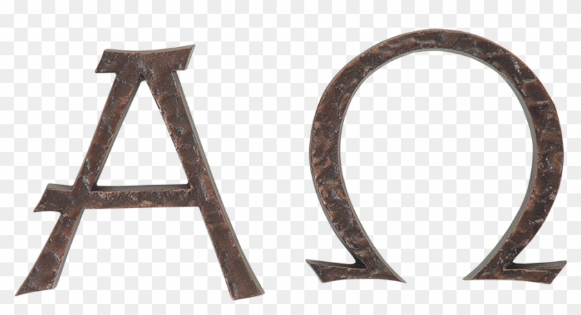 Alpha/omega Ws - Wood Clipart