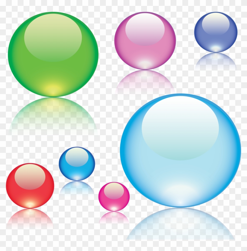 Marble Ball Cliparts - Glass Balls Clipart Png Transparent Png #3998050