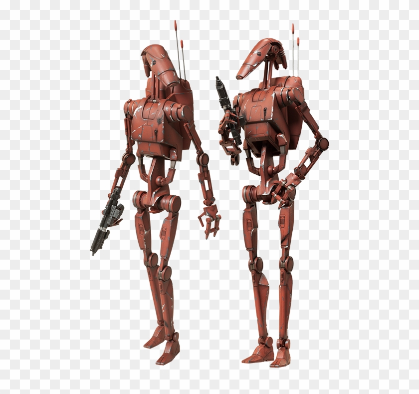 Pre-order Sideshow Star Wars Geonosis Battle Droids - Star Wars Episode 2 Robots Clipart #3998099