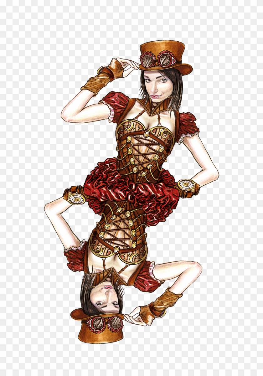 The Queen Of Hearts, The Madame - Illustration Clipart