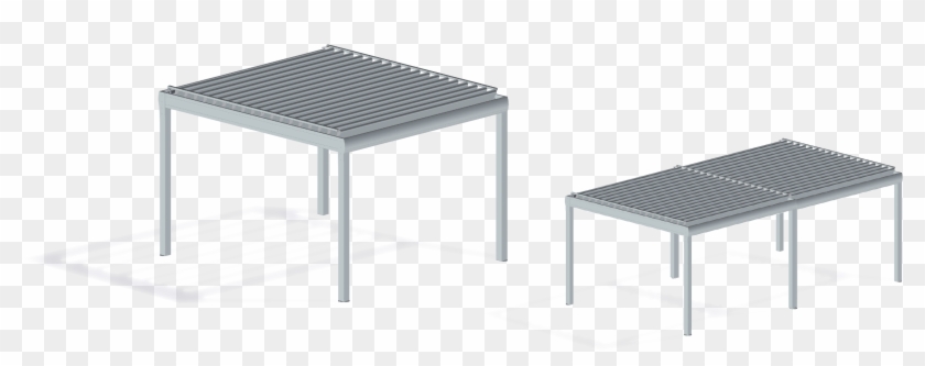 Abri Ilot A Lames Horizon - Coffee Table Clipart