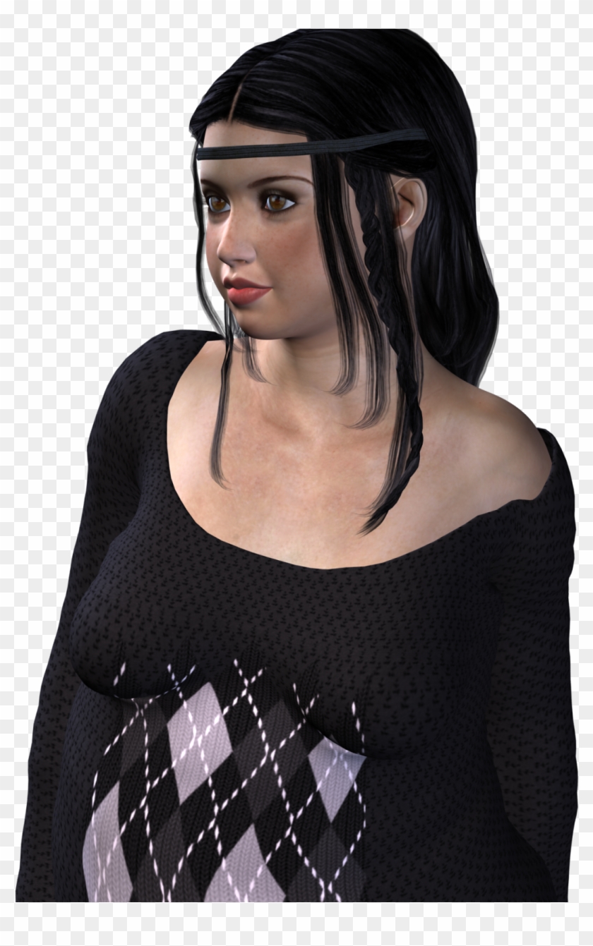 9 20 15 Women Of Fantasy In Everyday Clothing Background - Girl Clipart #3998527