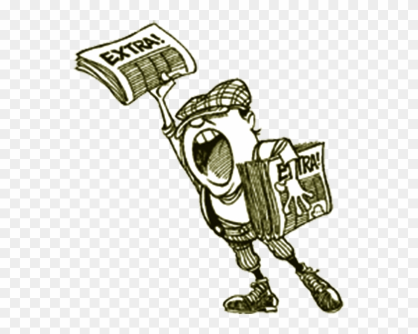 Press - “ - Clip Art Extra Extra Read All - Png Download