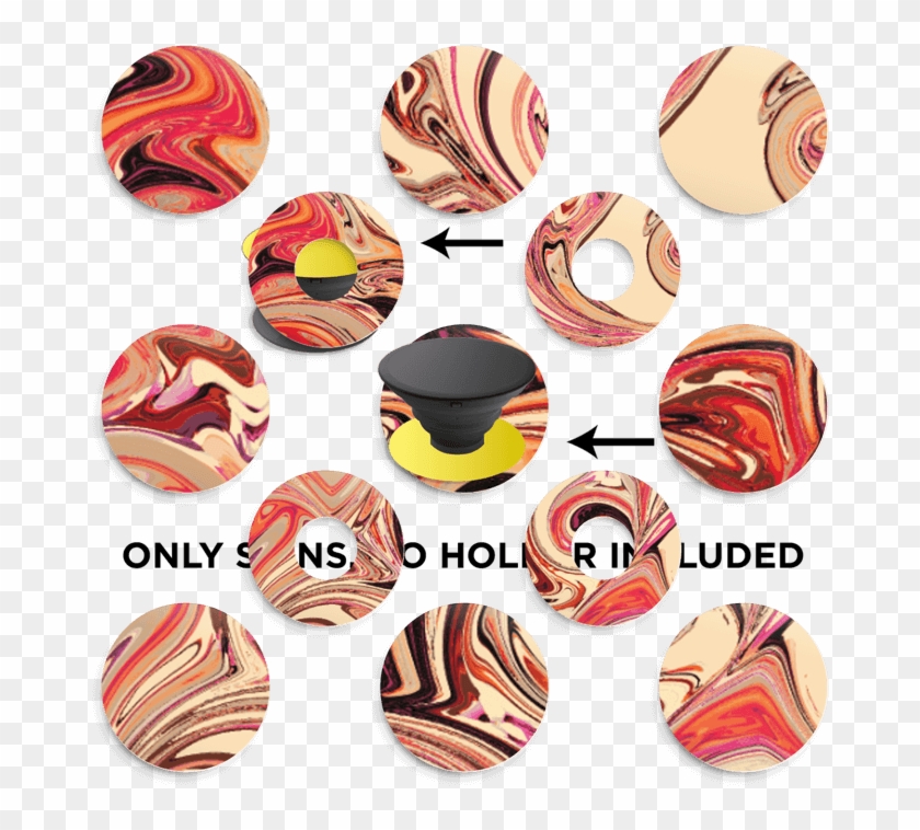 Liquid Marble Ii Skin Phone Holder Clipart #3999021