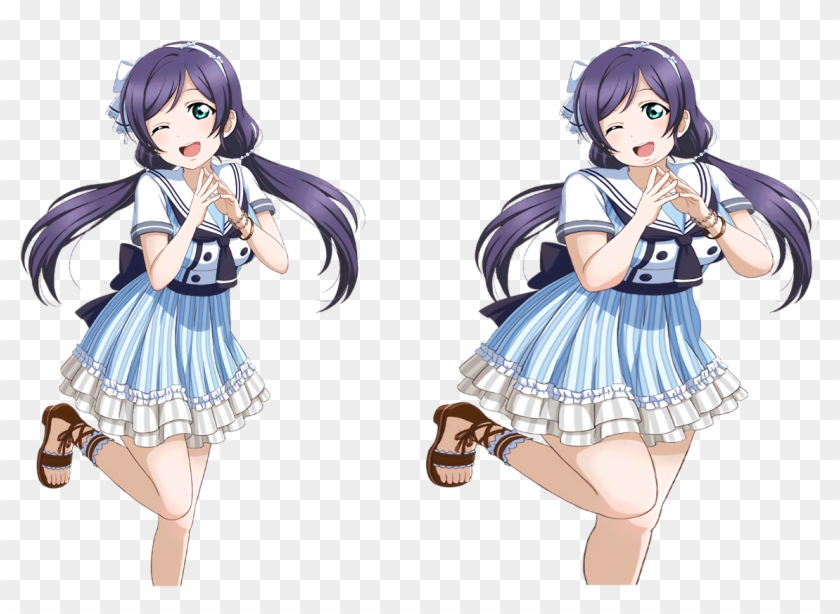 Chubby Nozomi - Love Live Pirate Card Clipart