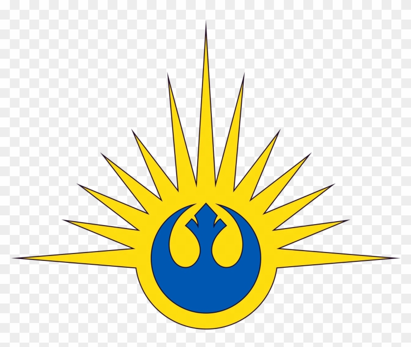 Star Wars Battlefront Logo Png - Star Wars The New Republic Symbol Clipart #3999740