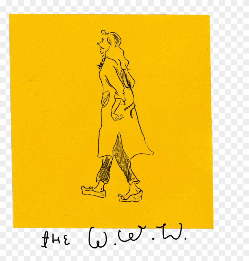 Go Out And Look At The People Who Are Looking At Art - Sketch Clipart #40140