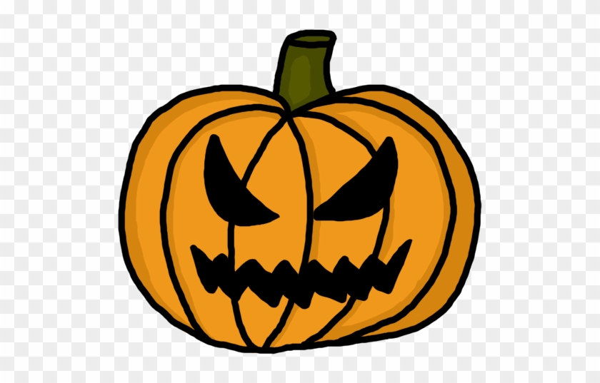 Pumpkin Face Clipart At Getdrawings - Scary Jack O Lantern Clipart - Png Download