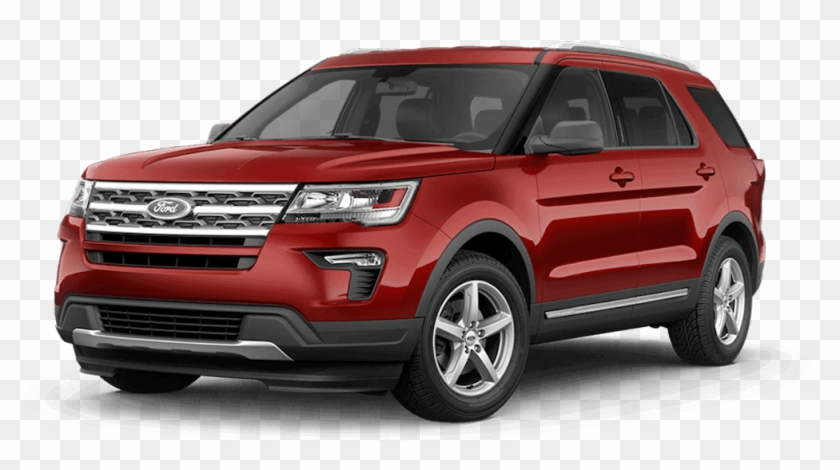 Red 2018 Ford Explorer - 2018 Ford Explorer Clipart