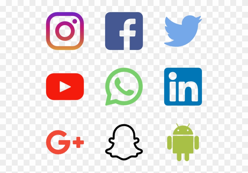 Social Network - Png Format Social Media Icons Png Clipart #40321