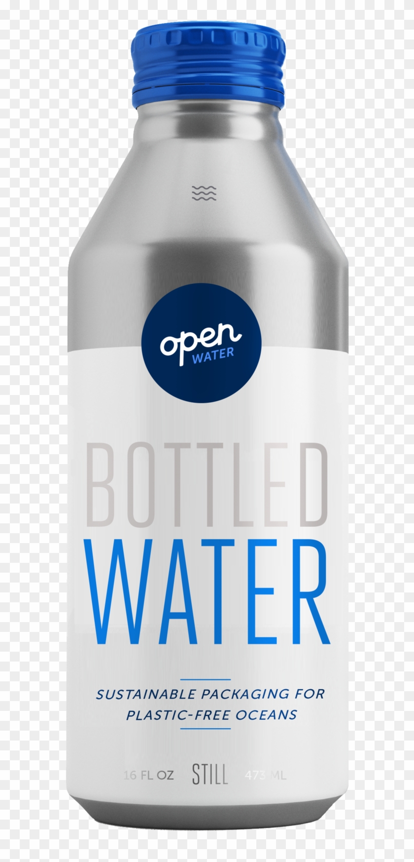 Still Bottled Water In Aluminum Clipart #40426