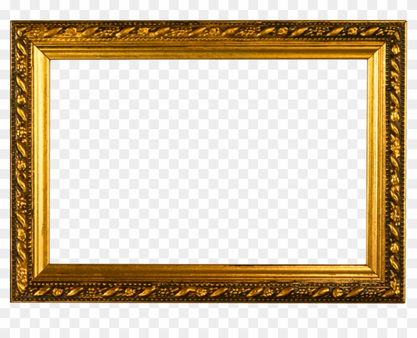 Gold Official Psds Share This Image - Gold Frame Png Hd Clipart #40487