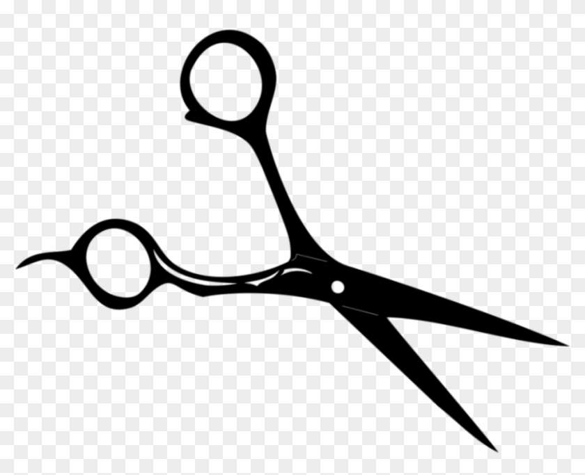 Black And White Library Clippers Vector Shear - Hair Cutting Scissors Clipart - Png Download