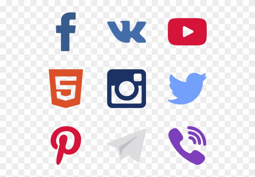 Social Networking Logo Png Wwwimgkidcom The Image - Social Media Logos Transparent Clipart