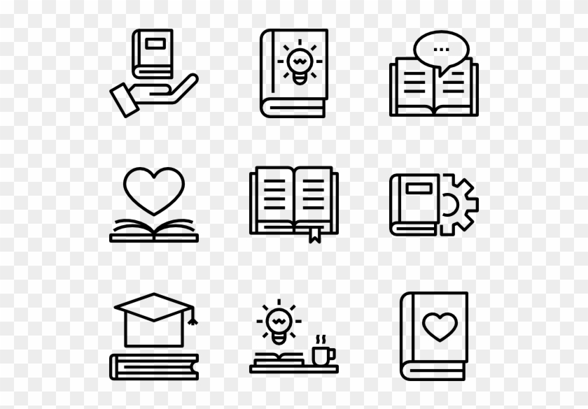 Book And Reading - Manufacturing Icons Clipart #40735