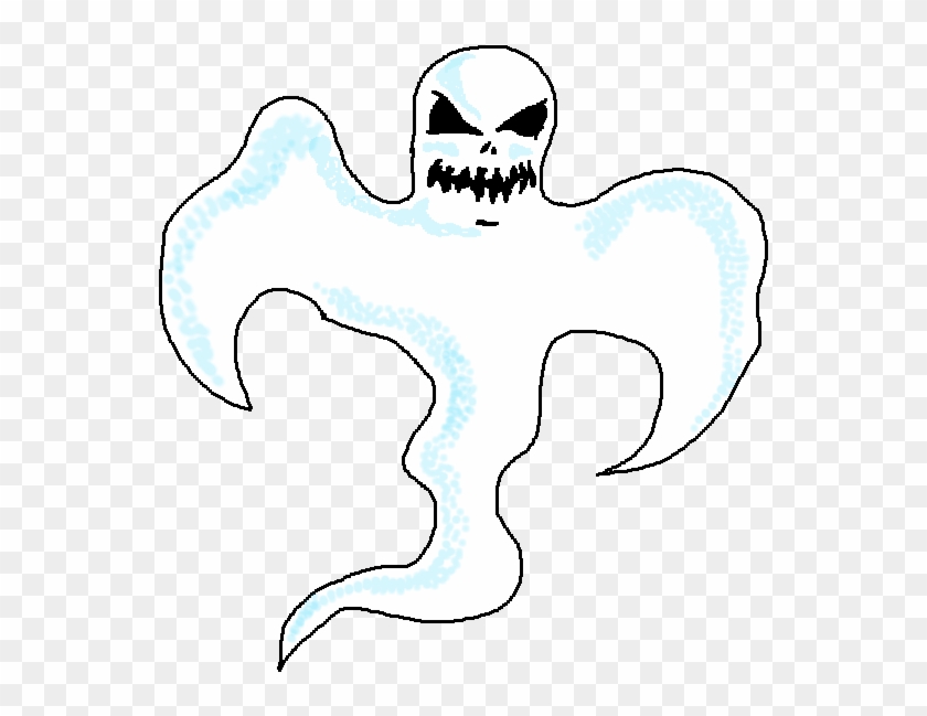 Clip Arts Related To - Scary Ghosts Clip Art - Png Download