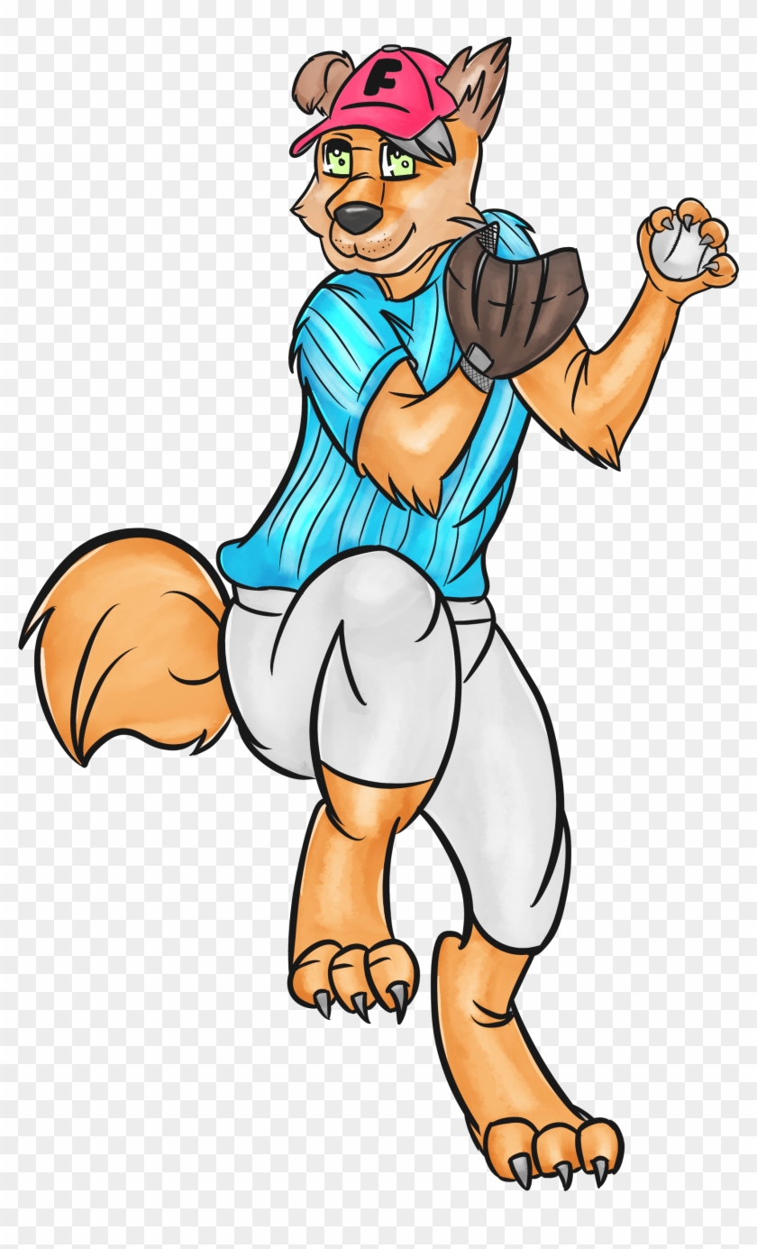 Baseball Furry - Furry Baseball Clipart #40929