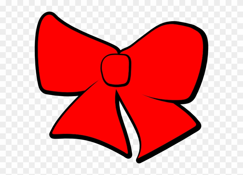 600 X 524 3 - Red Cheer Bow Clipart - Png Download