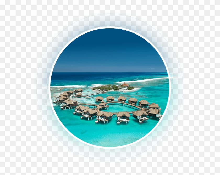 Sandals Bungalows - Sandals Caribbean Clipart #41392