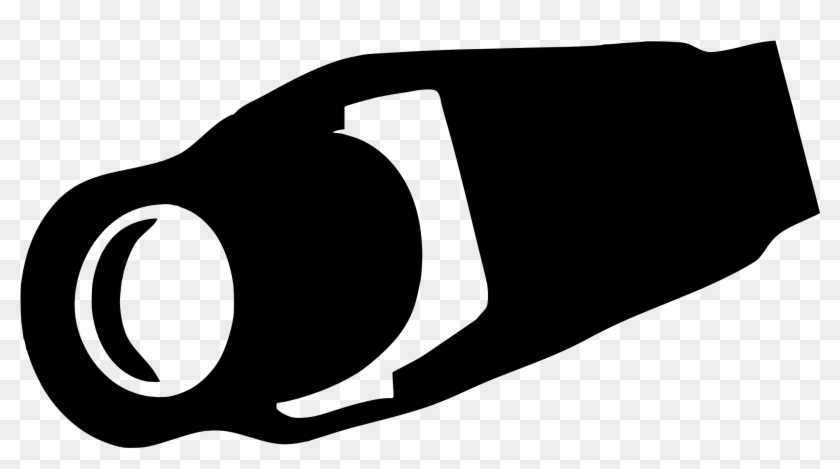 Graphic Transparent Security Camera Clipart - Security Cameras Black And White - Png Download