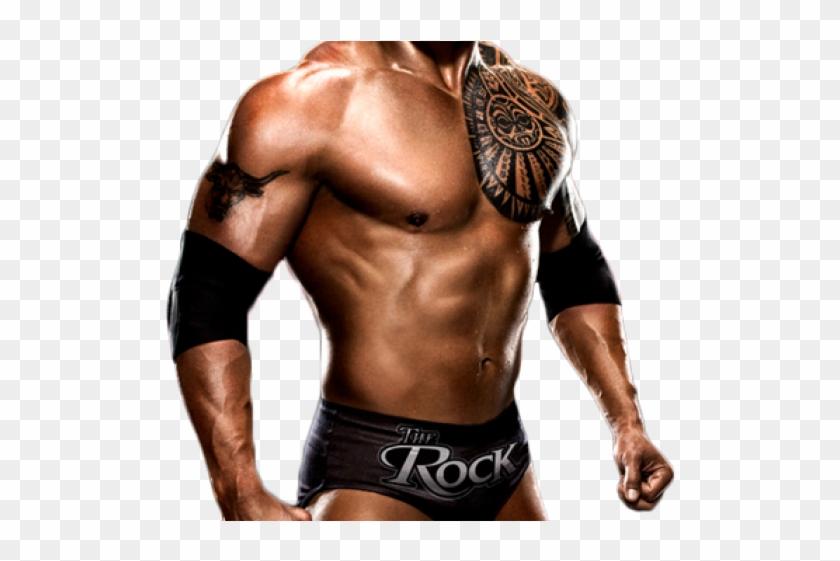 Dwayne The Rock Johnson Flexing Clipart